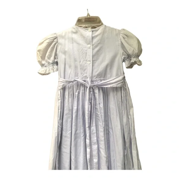 STRASBURG VINTAGE Lavender Smocked Dress - Size 8 - Picture 10 of 11